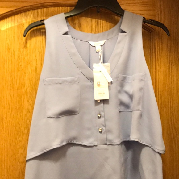 Candies chiffon layered look top NWT - Picture 5 of 7